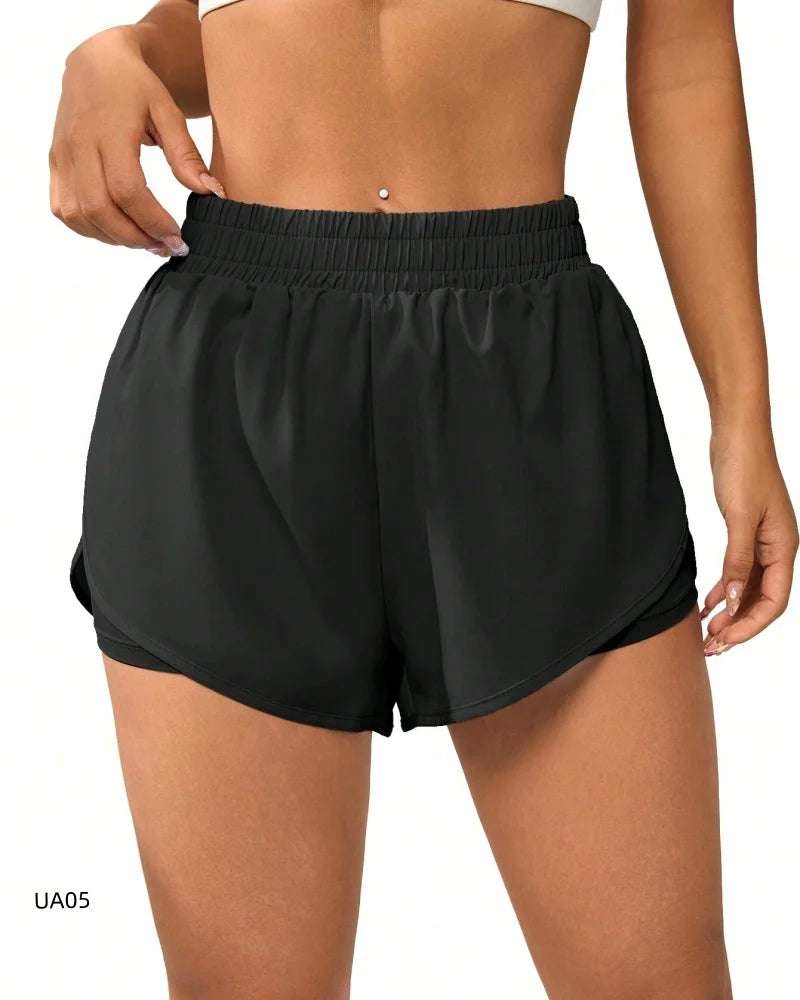 Quick Dry Athletic Running Yoga Gym Sport Shorts