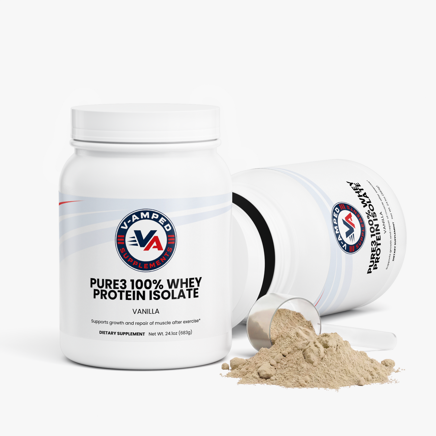 Pure3 100% Whey Protein Isolate (Vanilla)