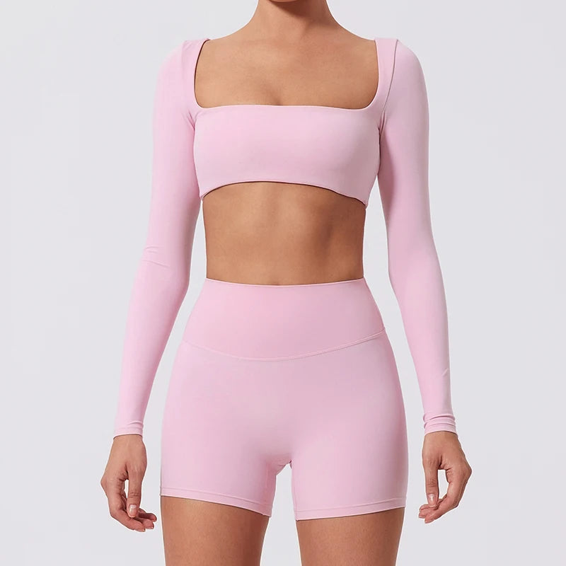 Summer Quick Dry Square Neck Activewear