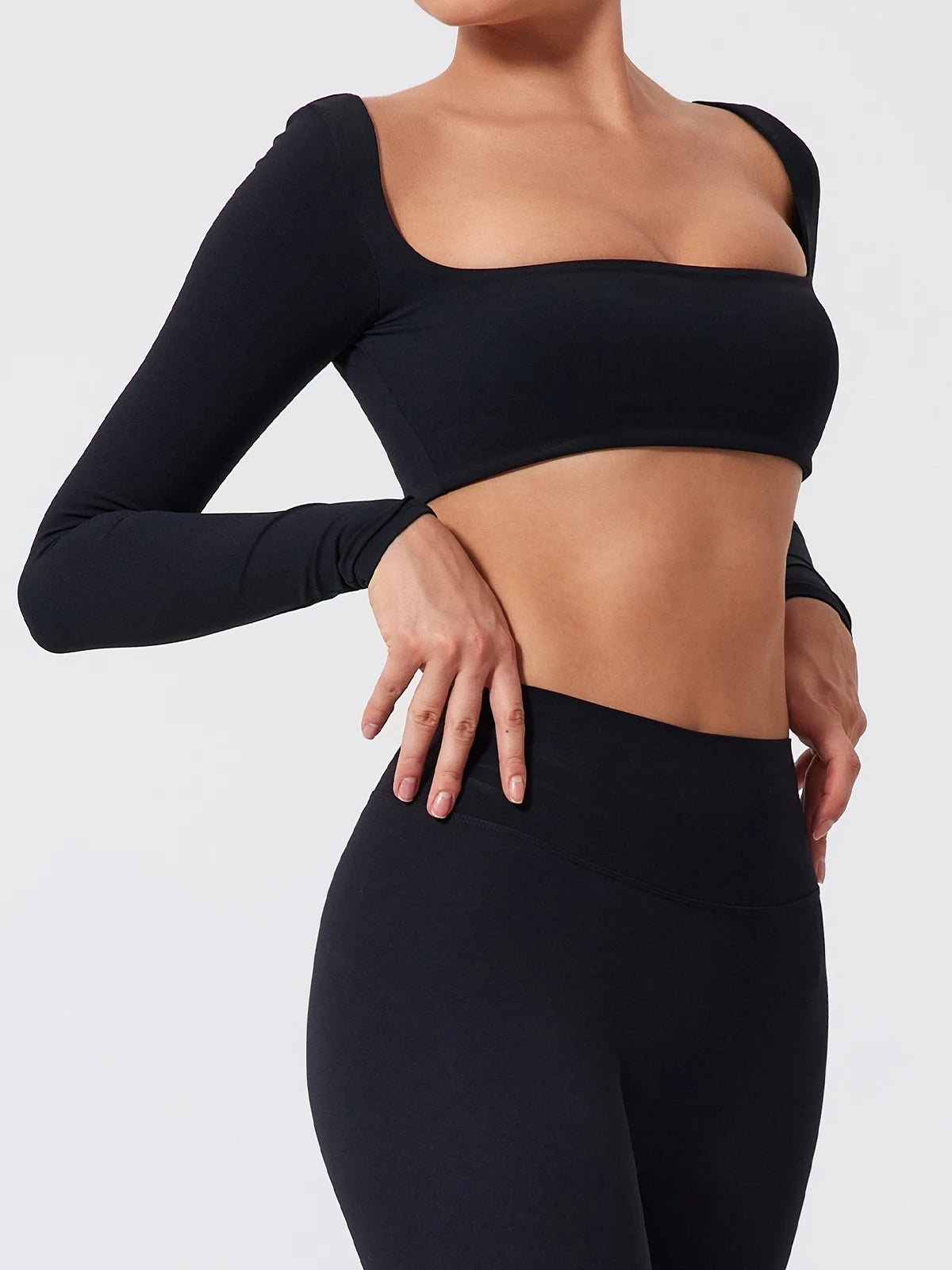 Summer Quick Dry Square Neck Activewear