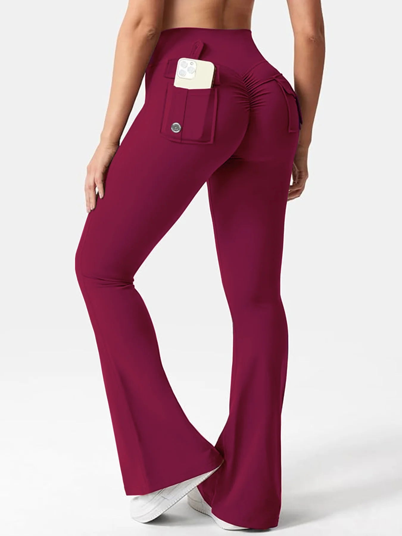 Summer Women's Cargo Pocket Fitness Tights