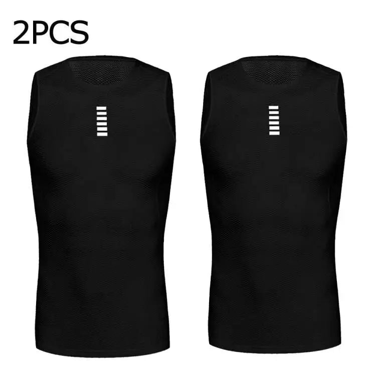 Men's Base Layer Sleeveless Quick Dry Cycling Undershirt