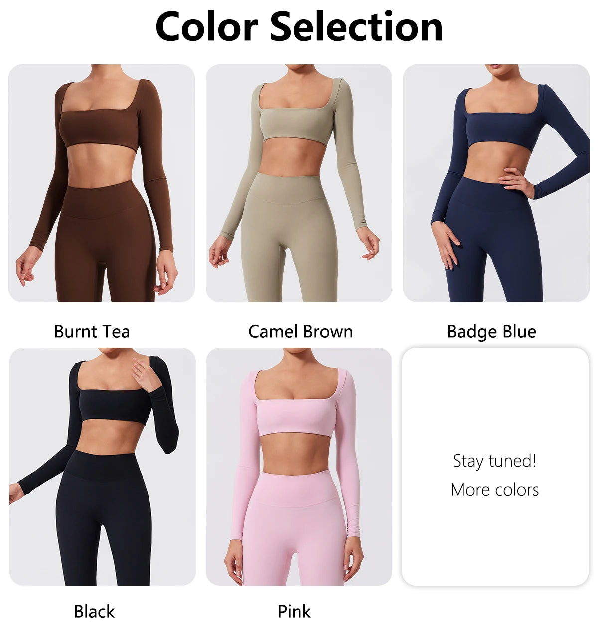 Summer Quick Dry Square Neck Activewear