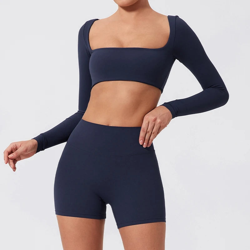 Summer Quick Dry Square Neck Activewear