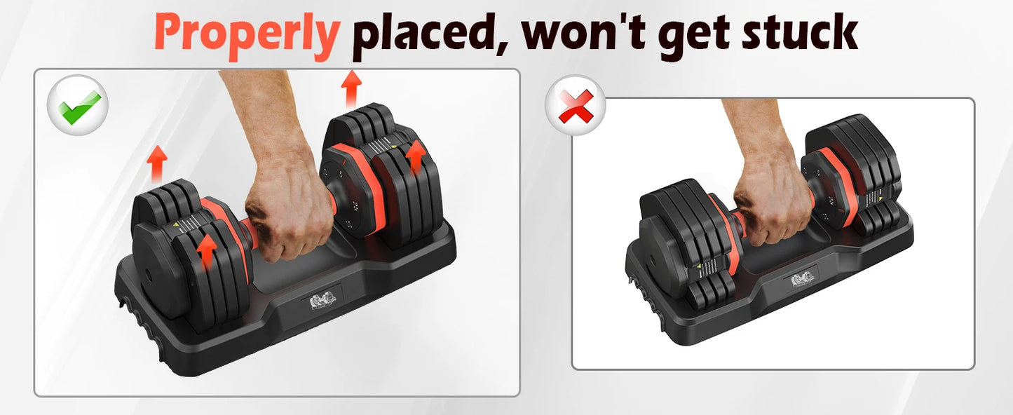 FEIERDUN Adjustable Dumbbells Set