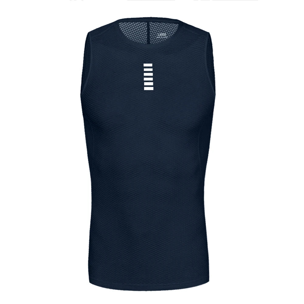 Men's Base Layer Sleeveless Quick Dry Cycling Undershirt
