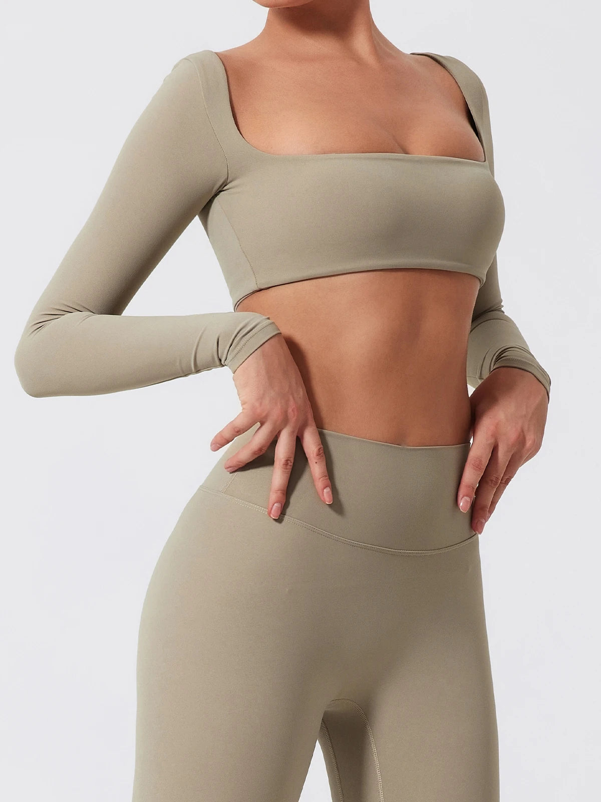 Summer Quick Dry Square Neck Activewear
