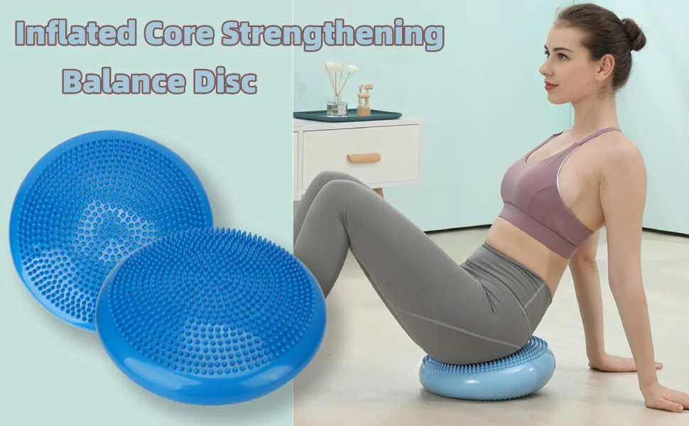 Inflatable Yoga Balance Training Cushion