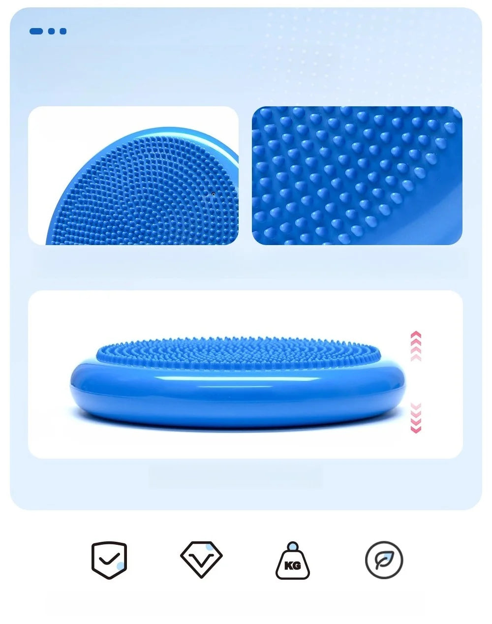 Inflatable Yoga Balance Training Cushion