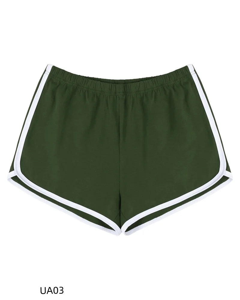 Summer Women's Casual Solid Cotton Shorts