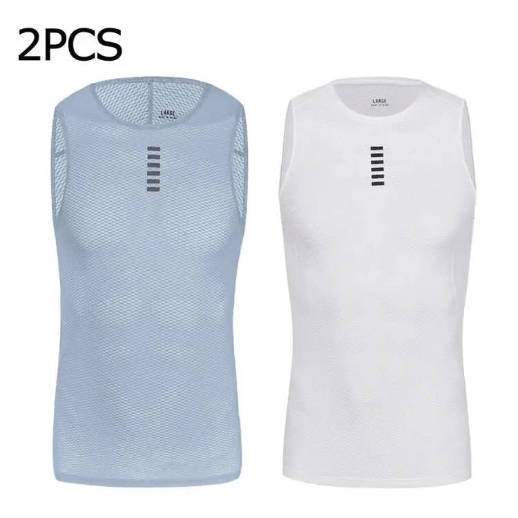 Men's Base Layer Sleeveless Quick Dry Cycling Undershirt