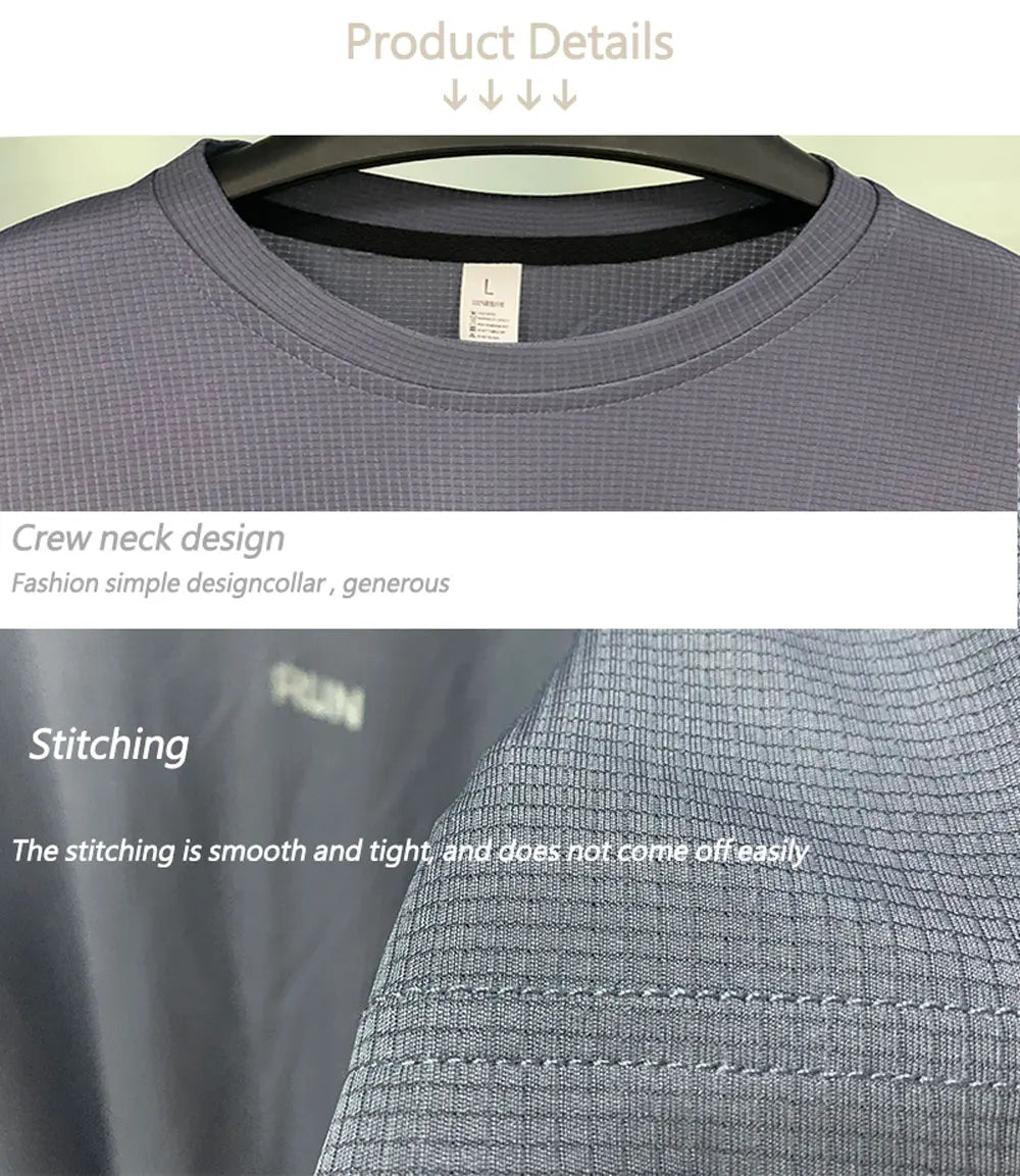 Summer Ice Silk Long Sleeve T-Shirt