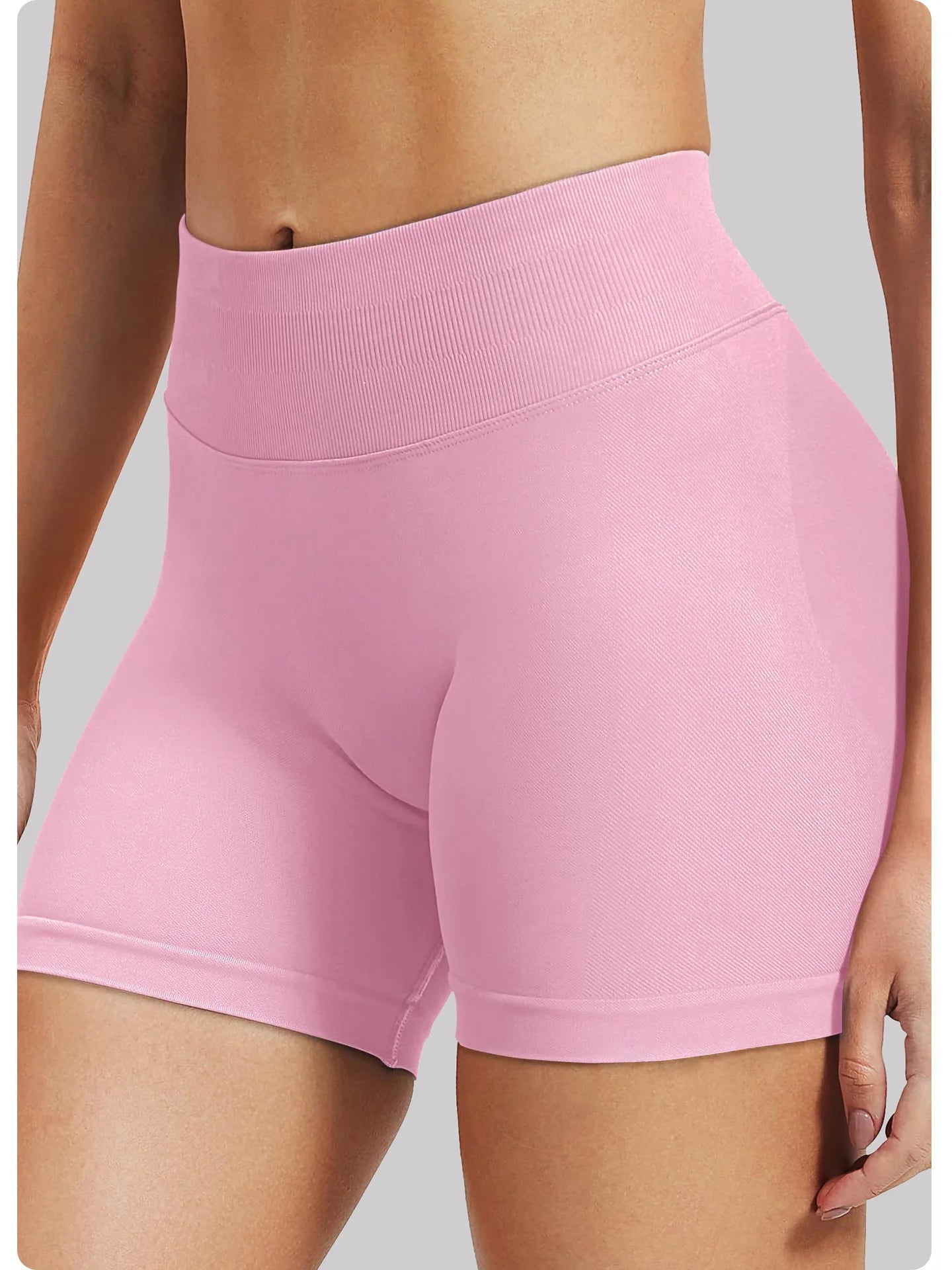 Seamless Low Ribbed Waistband Shorts