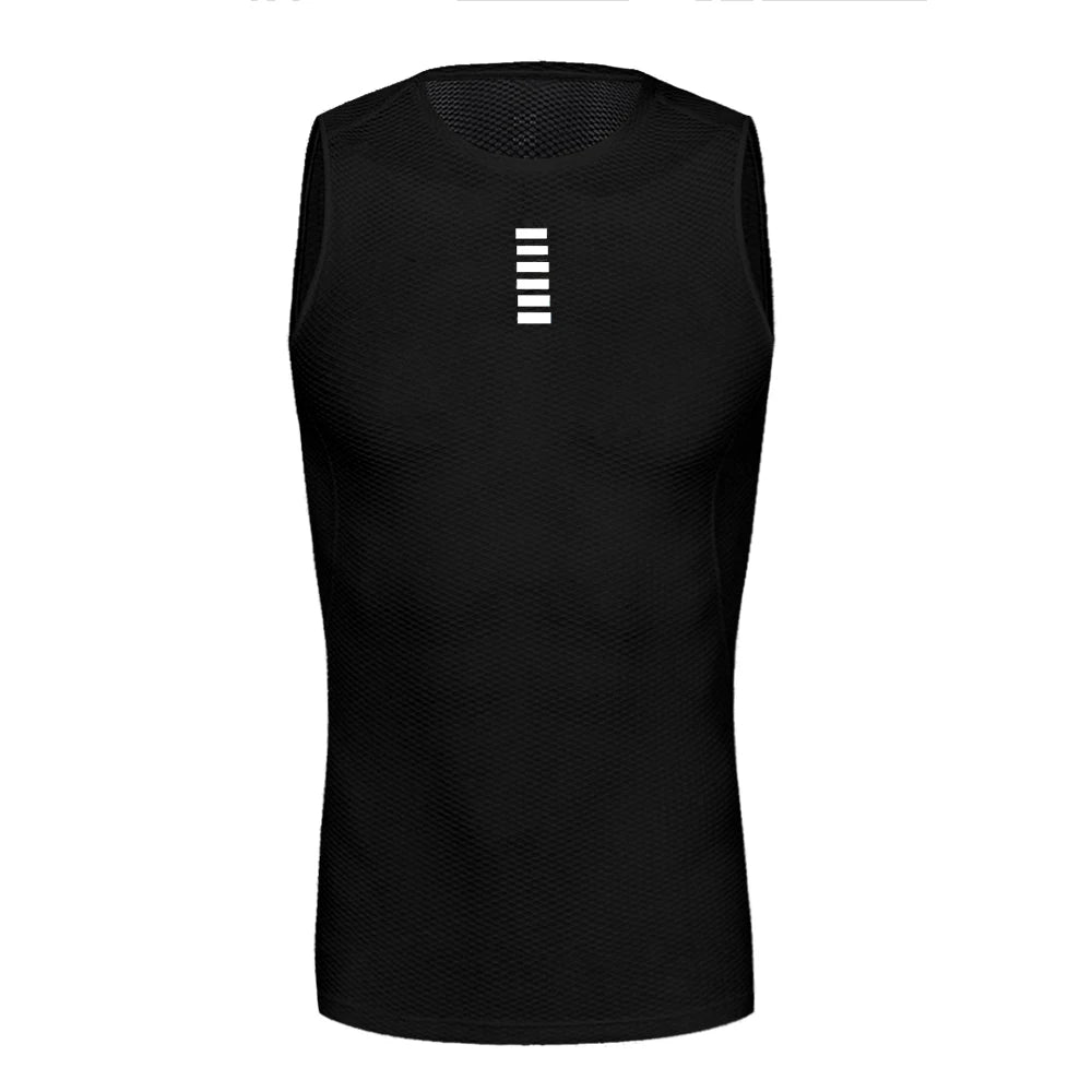 Men's Base Layer Sleeveless Quick Dry Cycling Undershirt