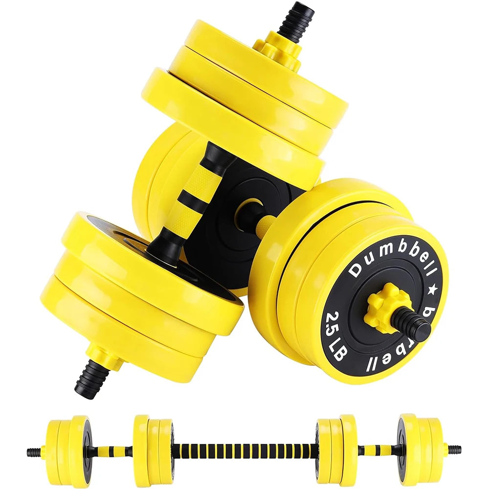 2-In-1 Adjustable 44 Lbs Dumbbell
