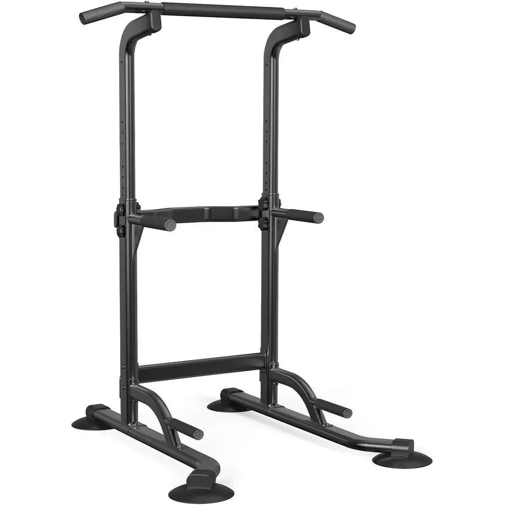 Adjustable Height Pull Up Bar and Dip Station