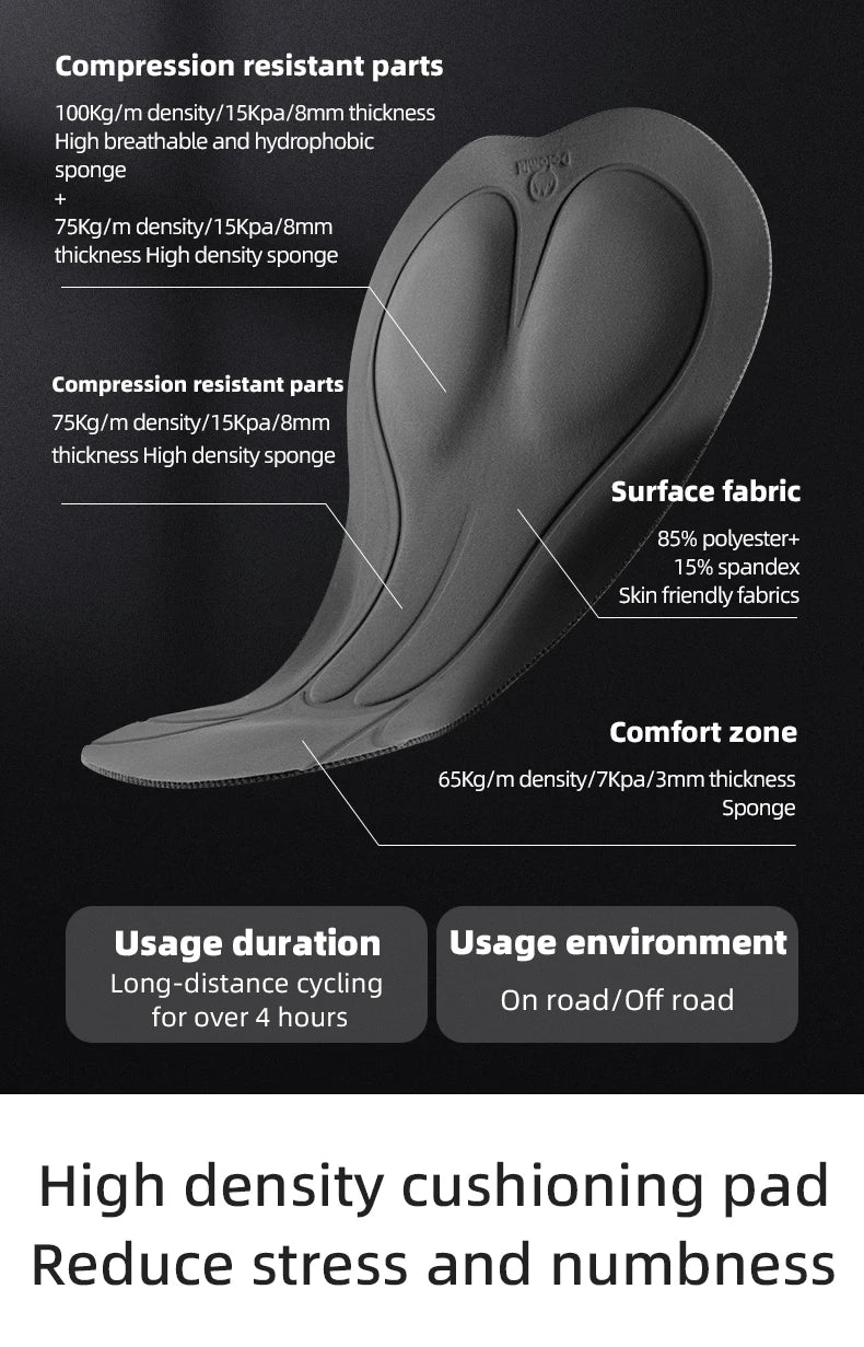 TVI Female Summer Cycling Bib Shorts