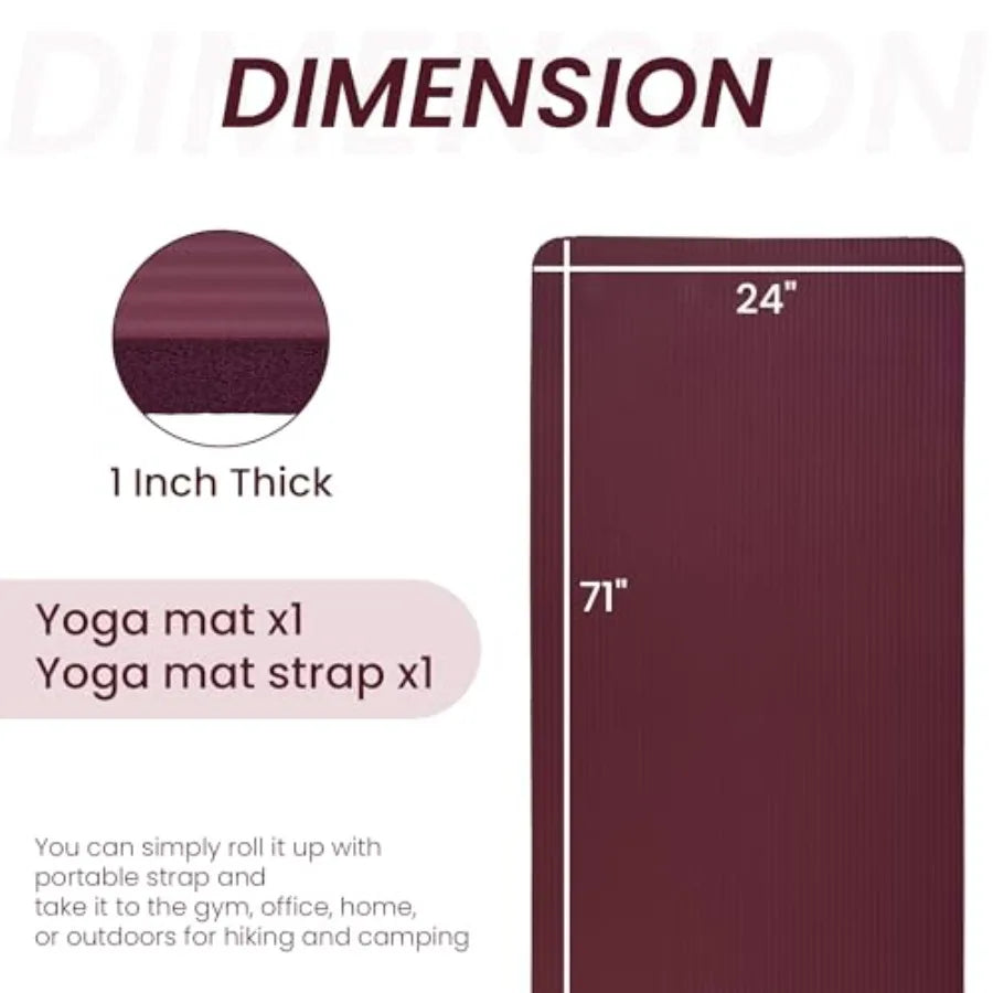 High-Density Extra Thick Yoga Mat