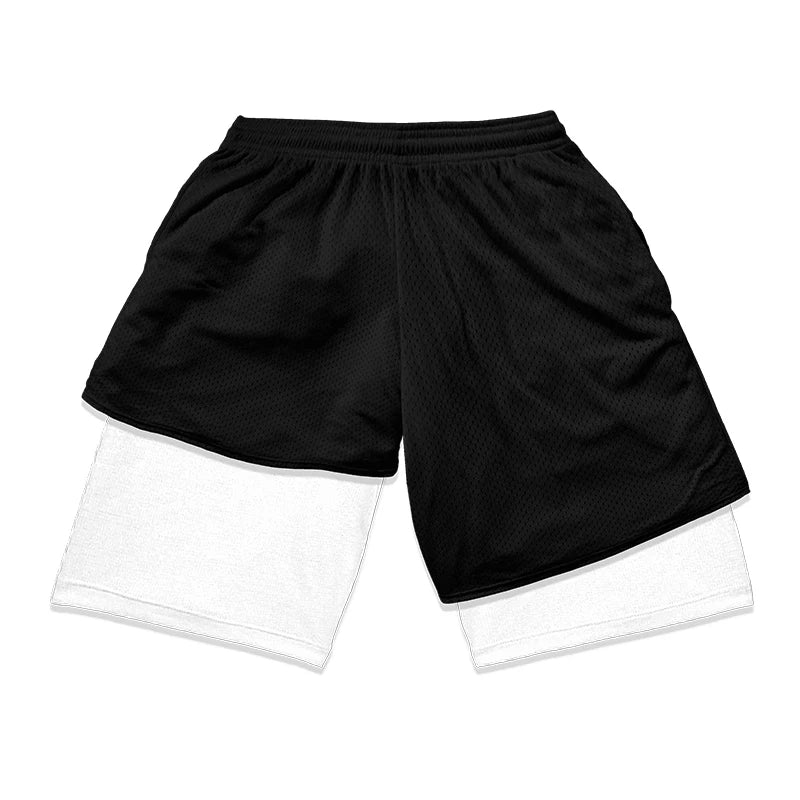 Berserk Print 2 in 1 Running Shorts