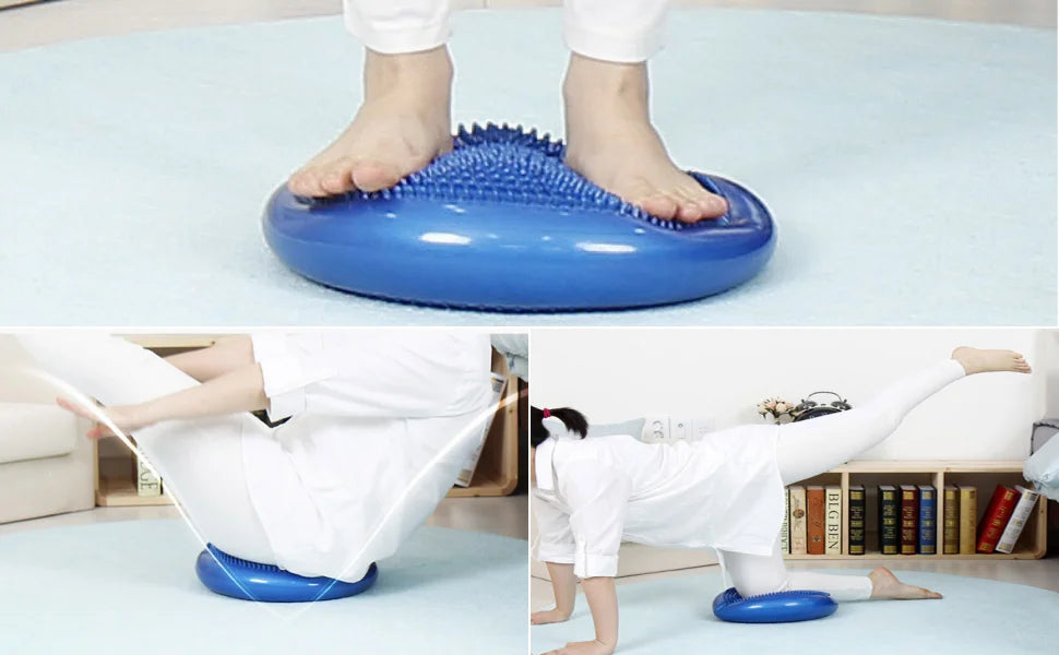 Inflatable Yoga Balance Training Cushion