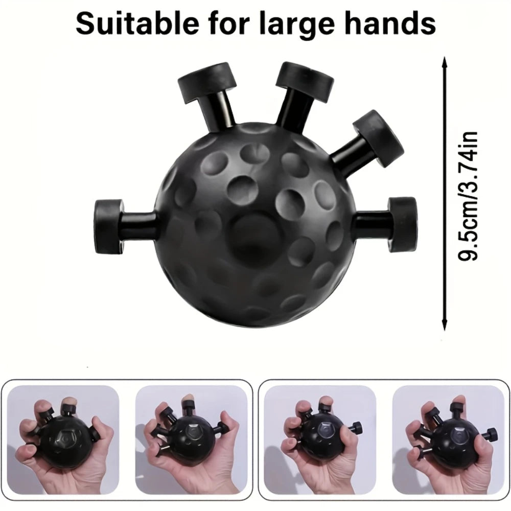 Adjustable Finger & Forearm Grip Trainer Textured Hand Gripper