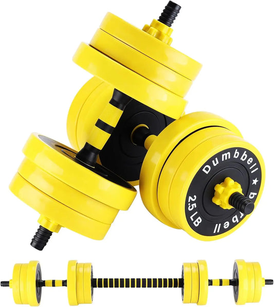 2-In-1 Adjustable 44 Lbs Dumbbell