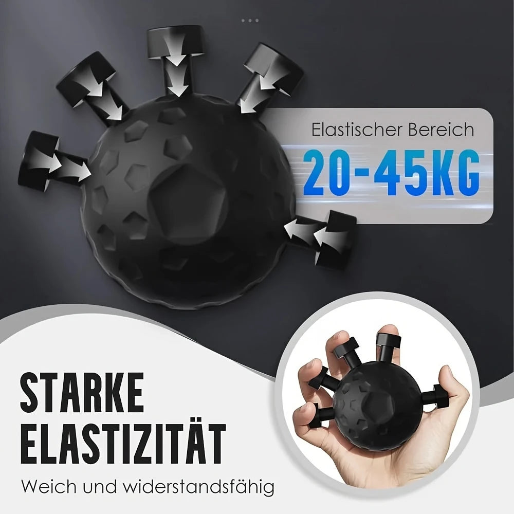 Adjustable Finger & Forearm Grip Trainer Textured Hand Gripper