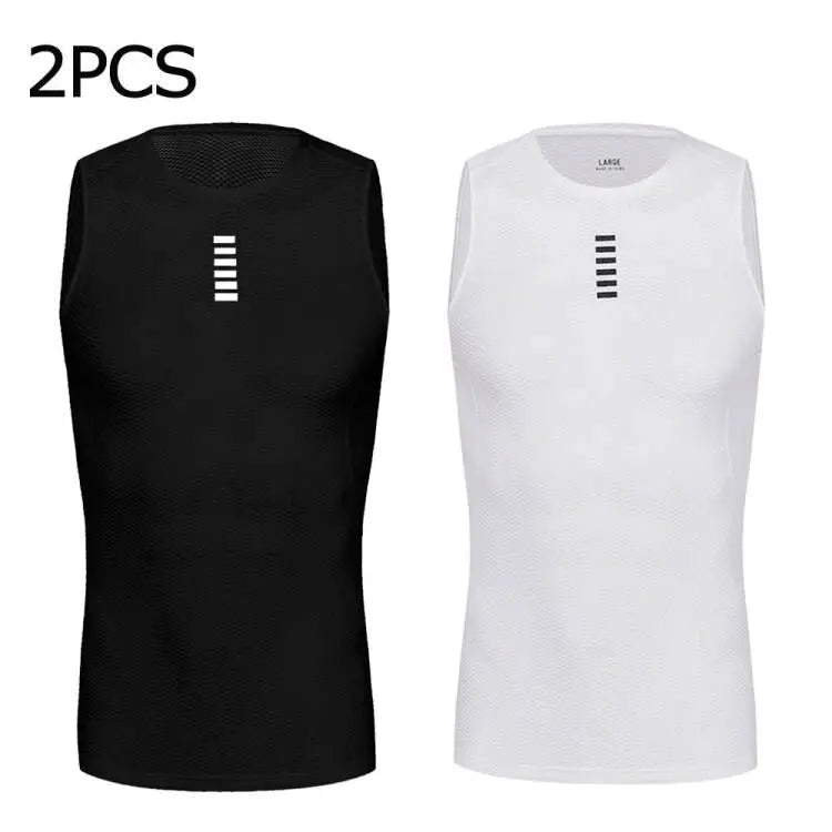 Men's Base Layer Sleeveless Quick Dry Cycling Undershirt