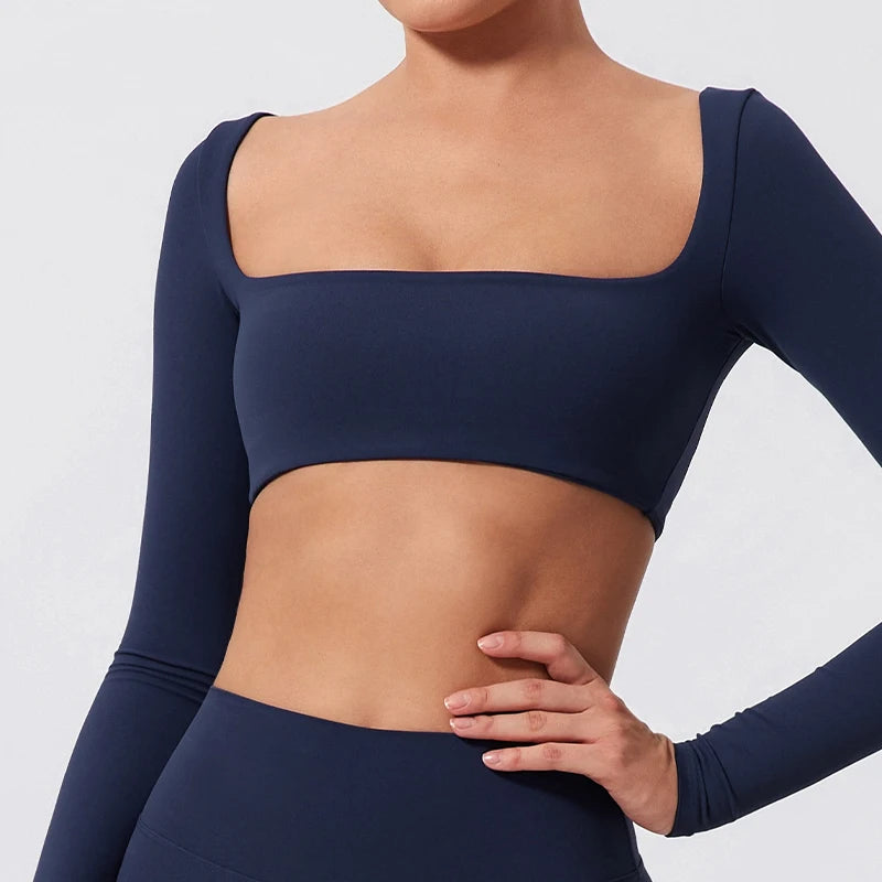 Summer Quick Dry Square Neck Activewear