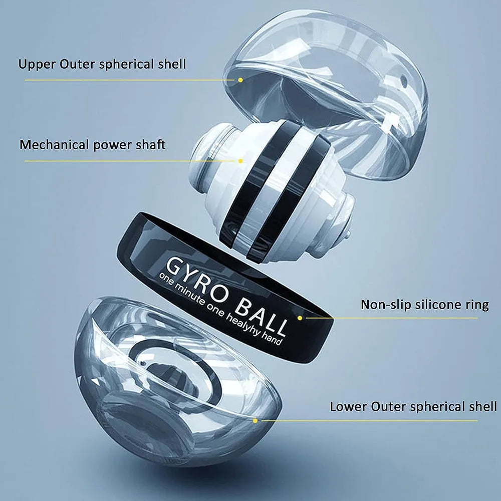 Auto-Start Gyro Ball Wrist And Forearm Exerciser