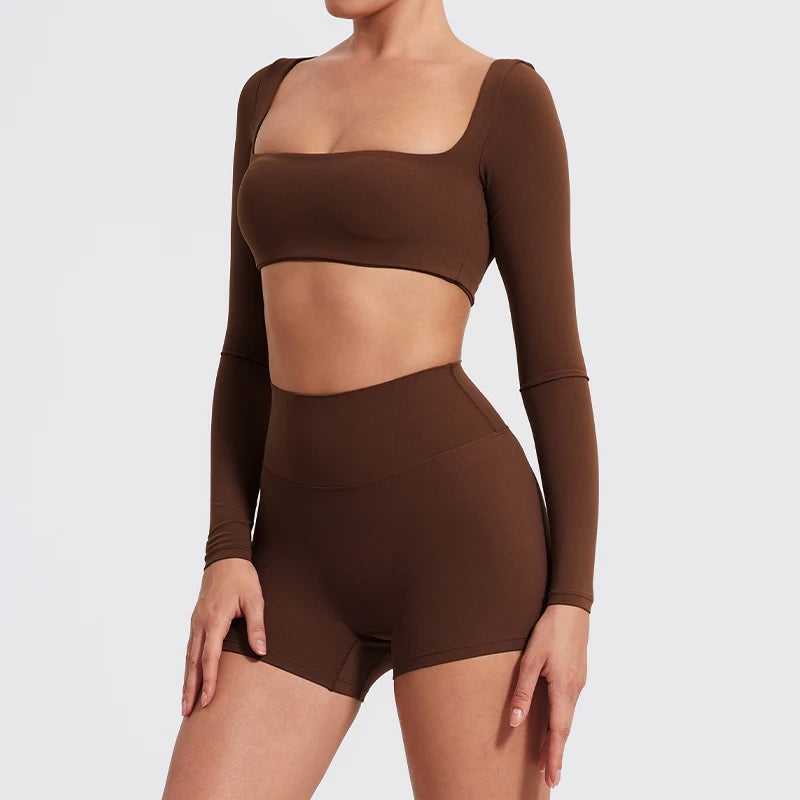 Summer Quick Dry Square Neck Activewear