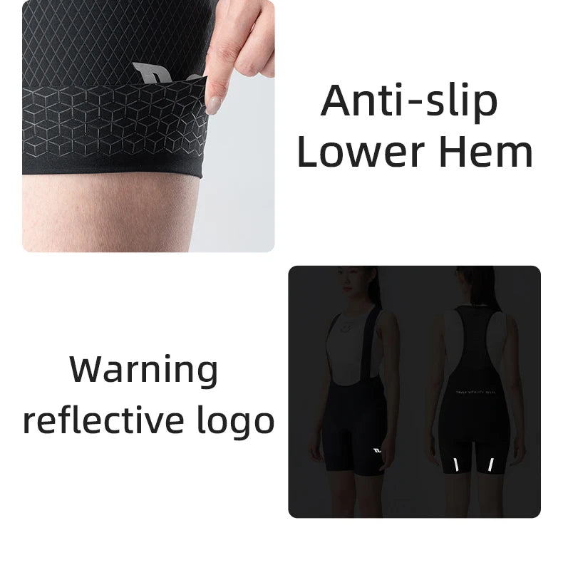 TVI Female Summer Cycling Bib Shorts