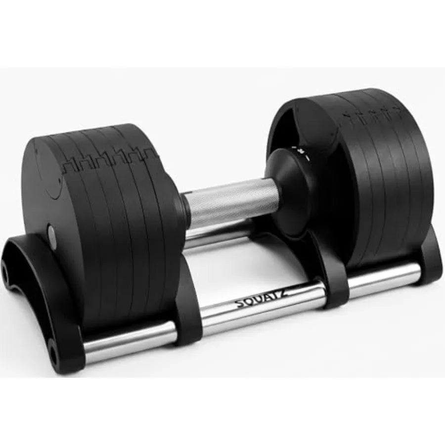 Quick Weight Change Space-Saving Adjustable Dumbbells