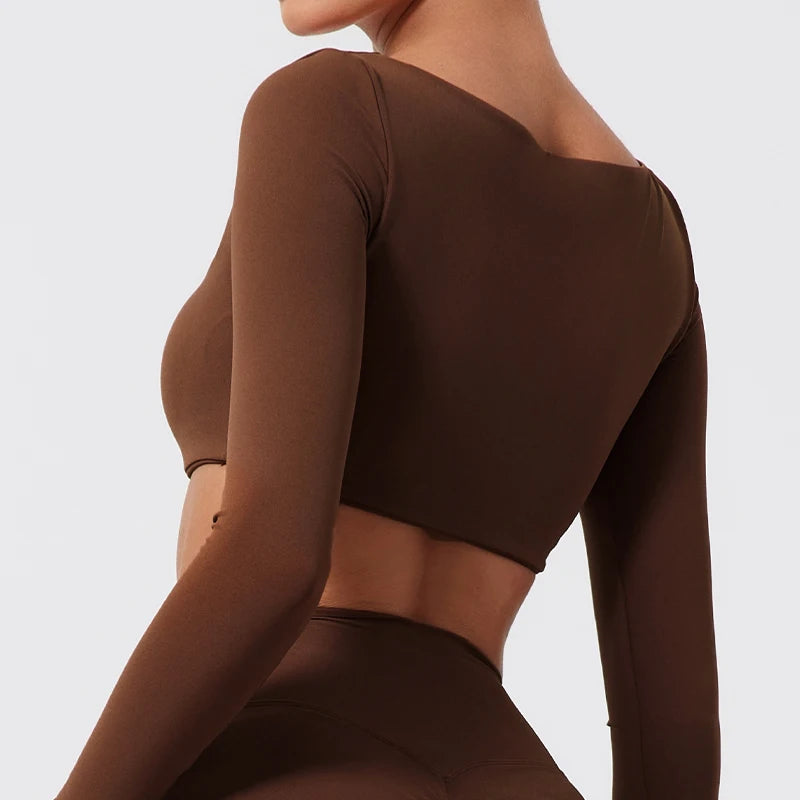 Summer Quick Dry Square Neck Activewear