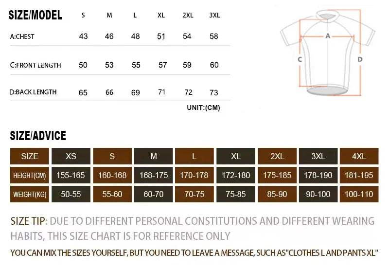 Summer Men's Short-sleeved Cycling Jersey