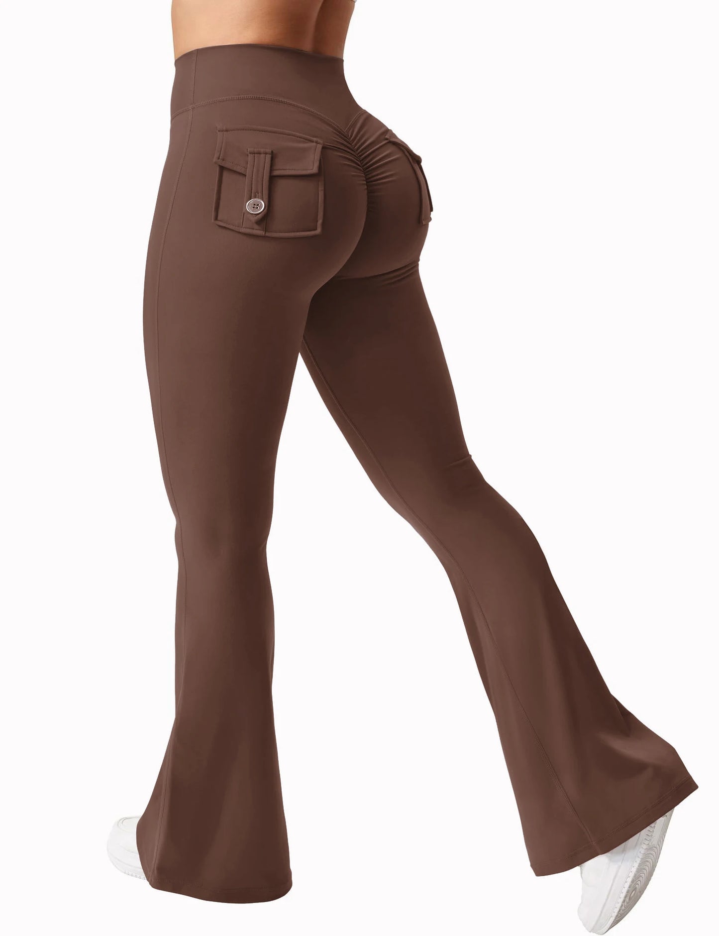 Summer Women's Cargo Pocket Fitness Tights