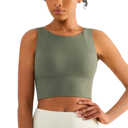 Nylon Sexy Women's Sports Bra