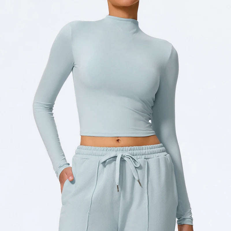 Hearuisavy Summer Women's Fitness Long Sleeved Shirt