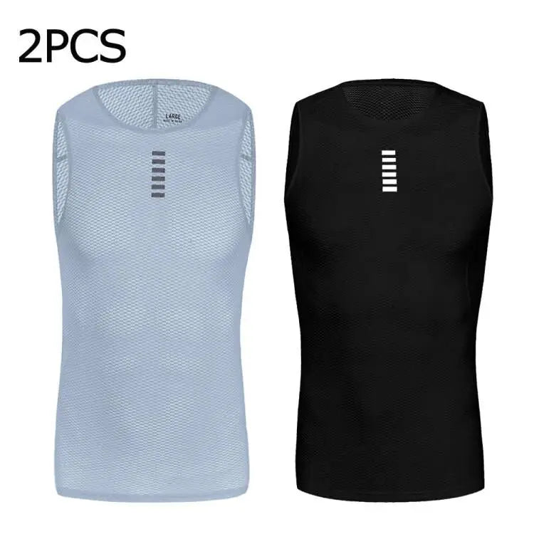 Men's Base Layer Sleeveless Quick Dry Cycling Undershirt