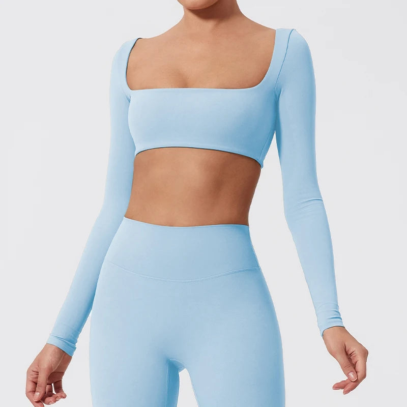 Summer Quick Dry Square Neck Activewear