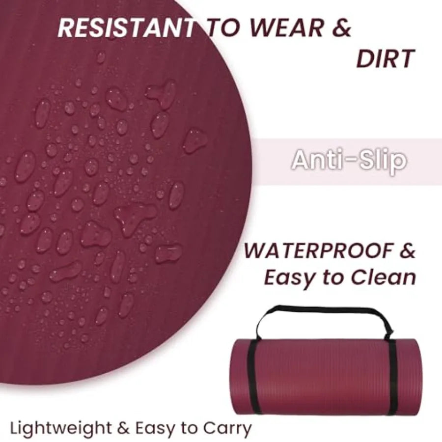 High-Density Extra Thick Yoga Mat