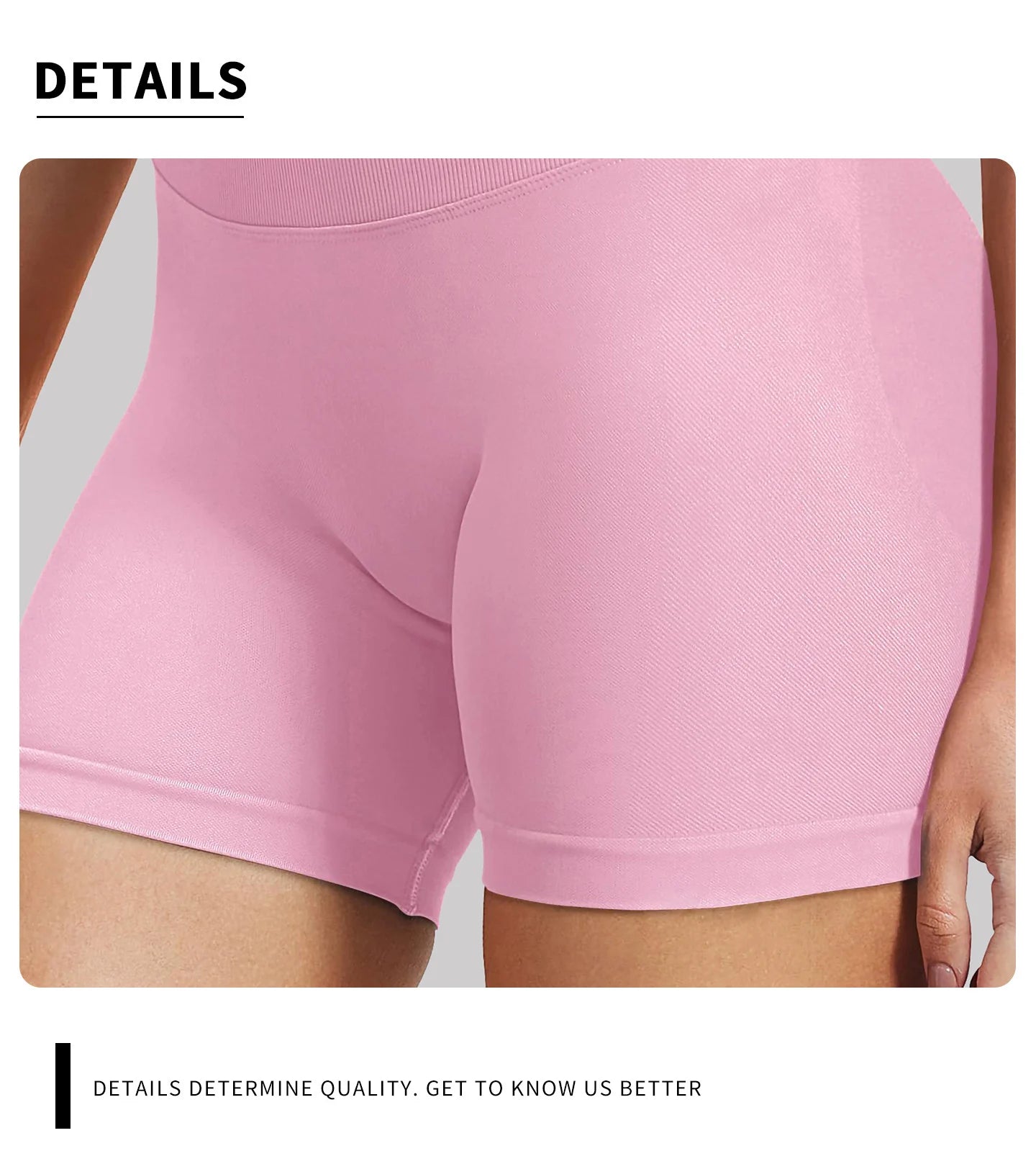Seamless Low Ribbed Waistband Shorts